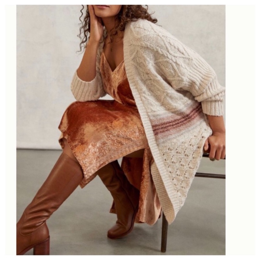 Anthropologie Velour Dress
